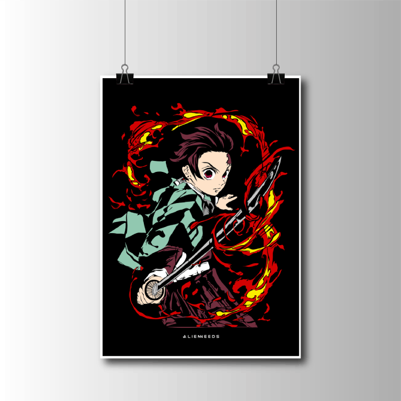 Demon Slayer: Kimetsu no Yaiba Poster - Alienneeds.in