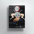 Inosuke Hashibira Metal Poster