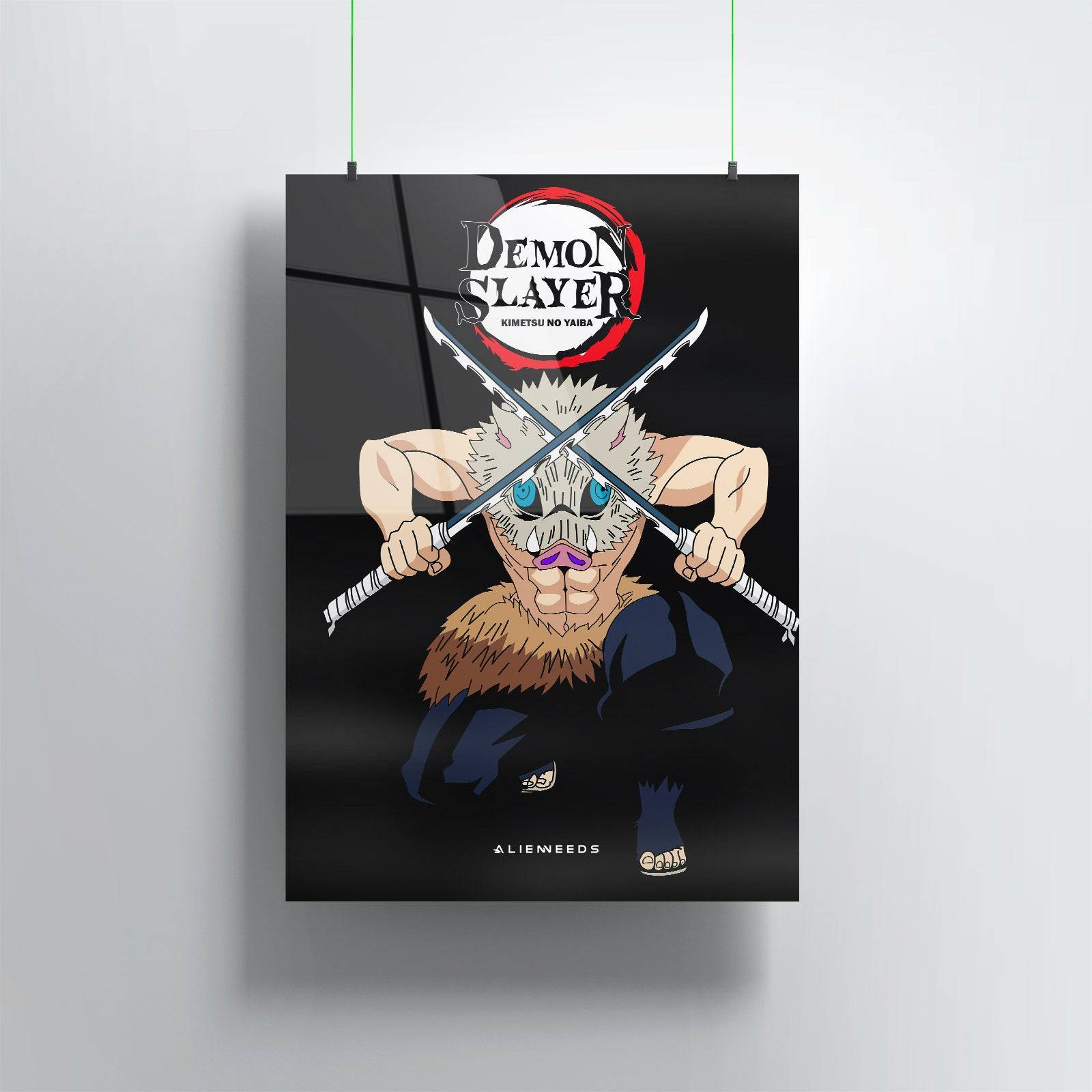 Inosuke Hashibira Metal Poster