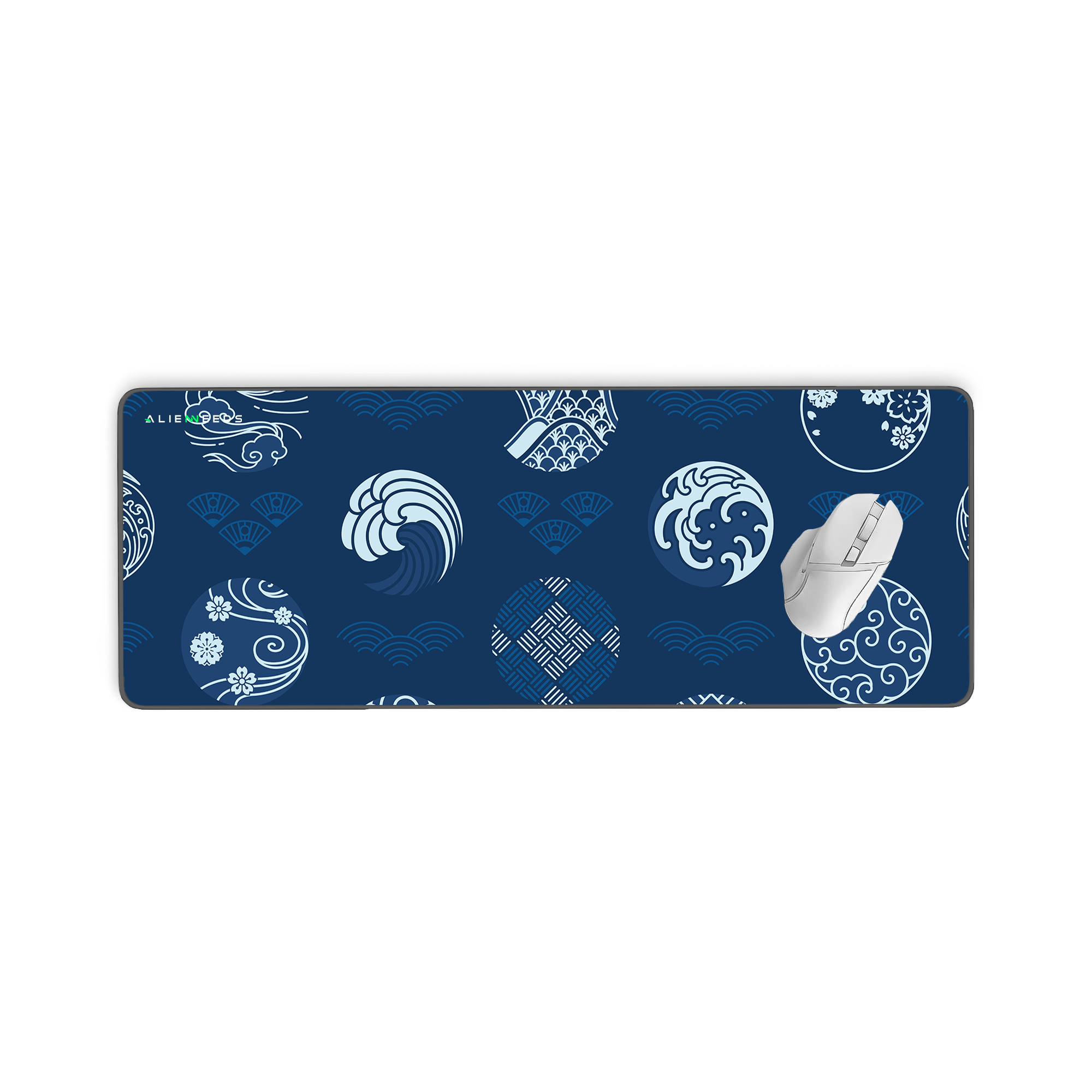 Japanese Washi Gaming Desk Mat - Traditional Aesthetic for Gamers - Alienneeds.in