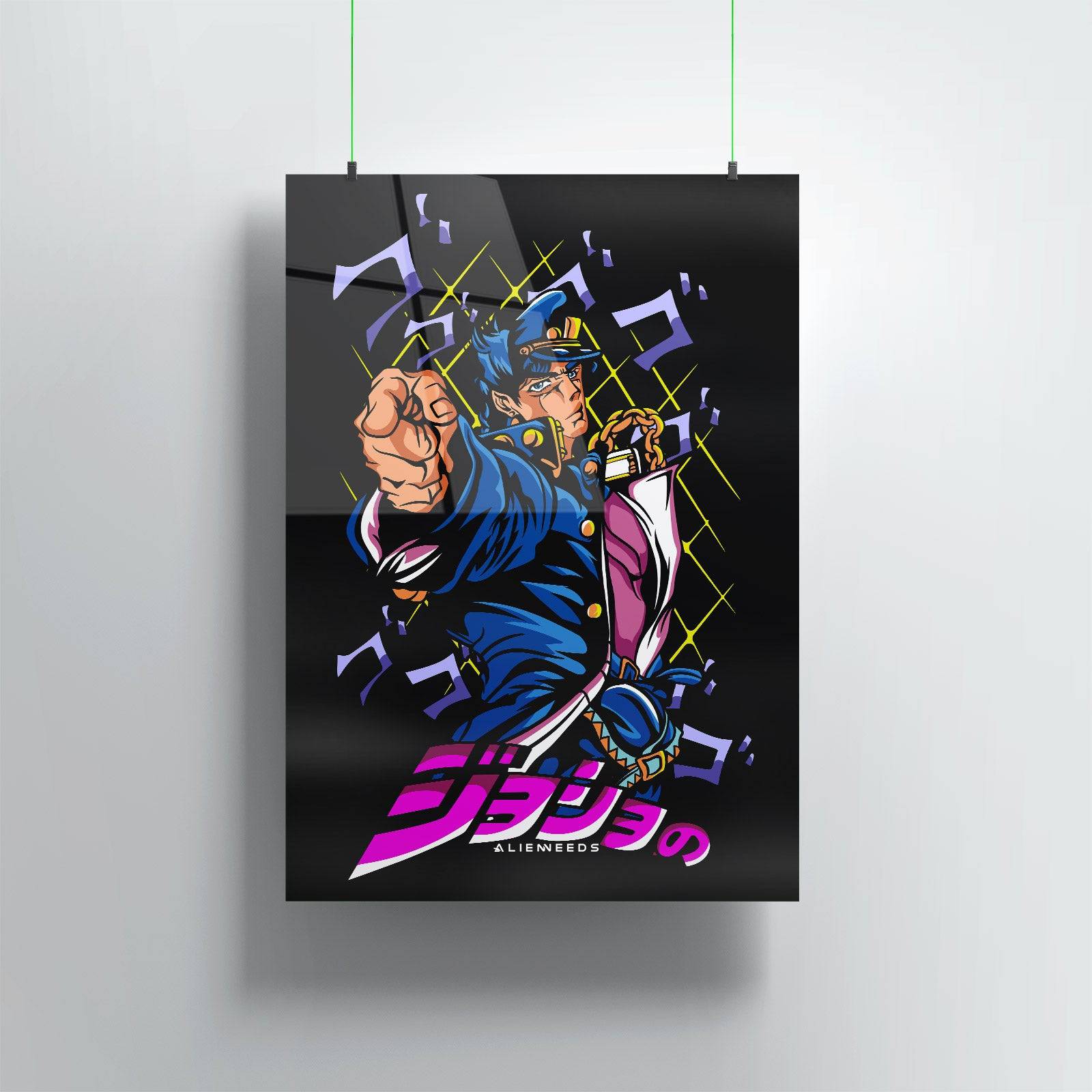 Jotaro Kujo Metal Poster
