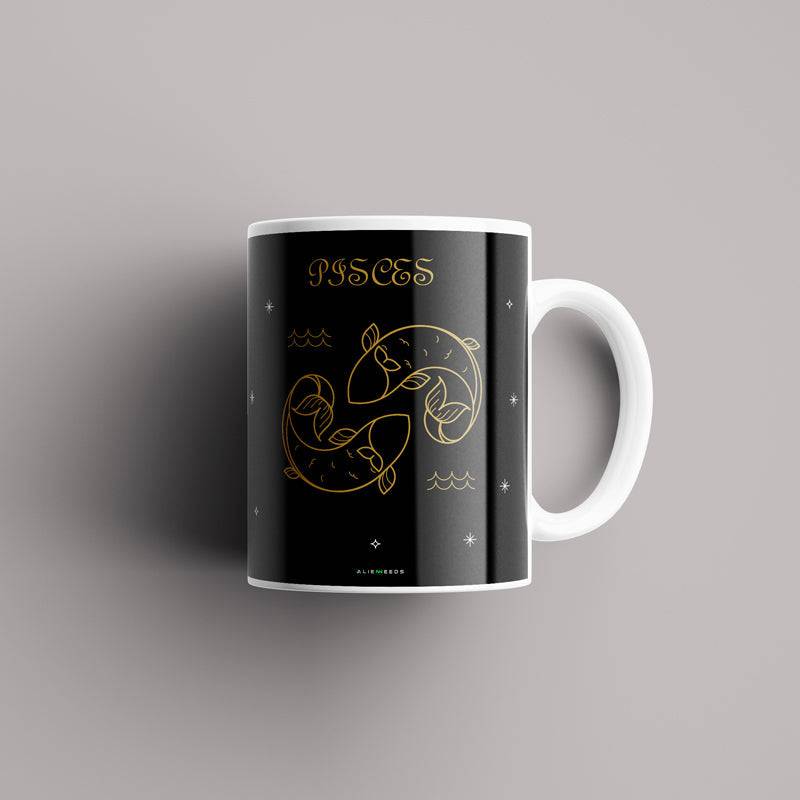Pisces Dreamy Soul Zodiac Mug – Alienneeds Custom Astrology Coffee Mug