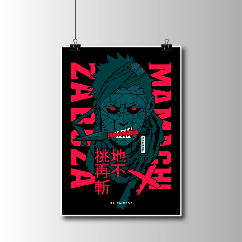 Zabuza Momochi Poster – Premium Quality Prints - Alienneeds.in