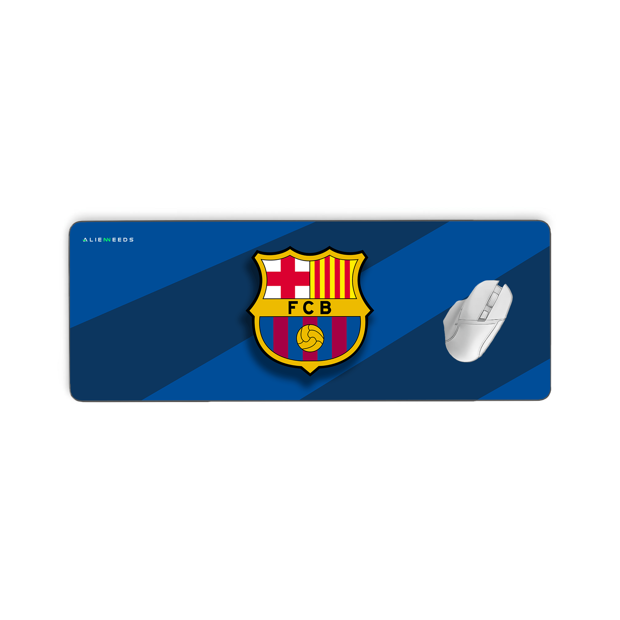 FC Barcelona Logo Desk Mat & Gaming Pad - Alienneeds.in