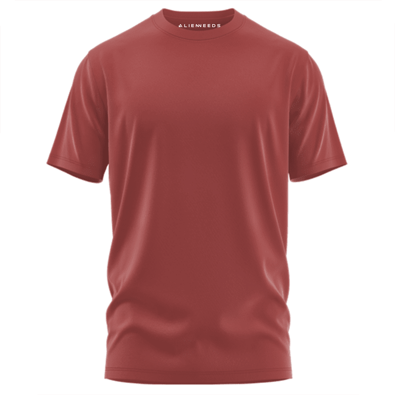 Coral Unisex Basic T-shirt - Alienneeds.in