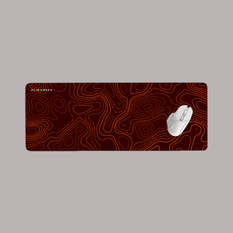 Coral Topography Desk Mat - Alienneeds.in