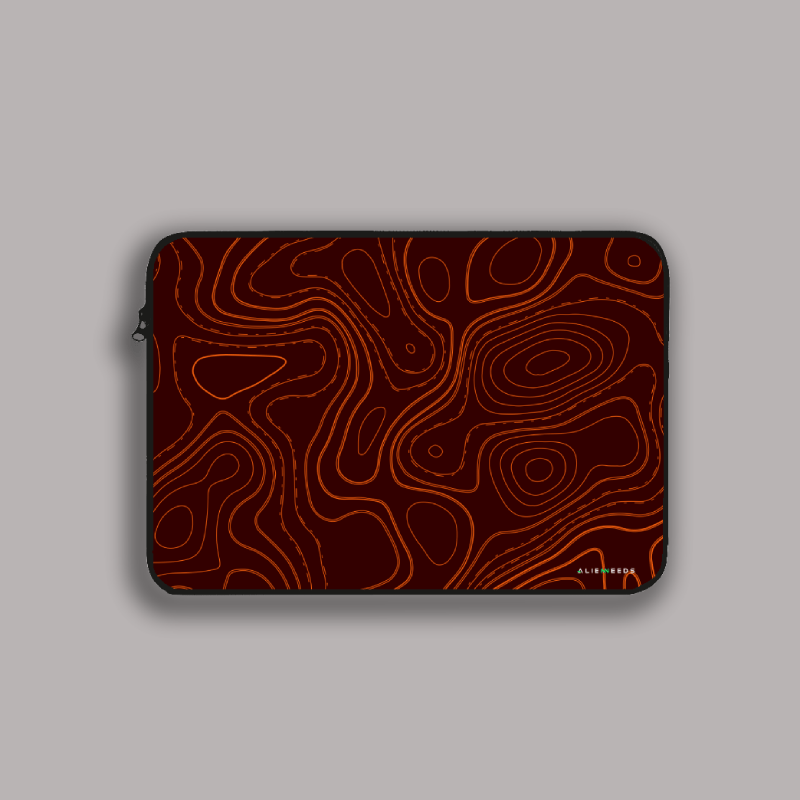 Coral Topography  Laptop sleeve - Alienneeds.in