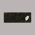 Golden Topography Desk Mat - Alienneeds.in
