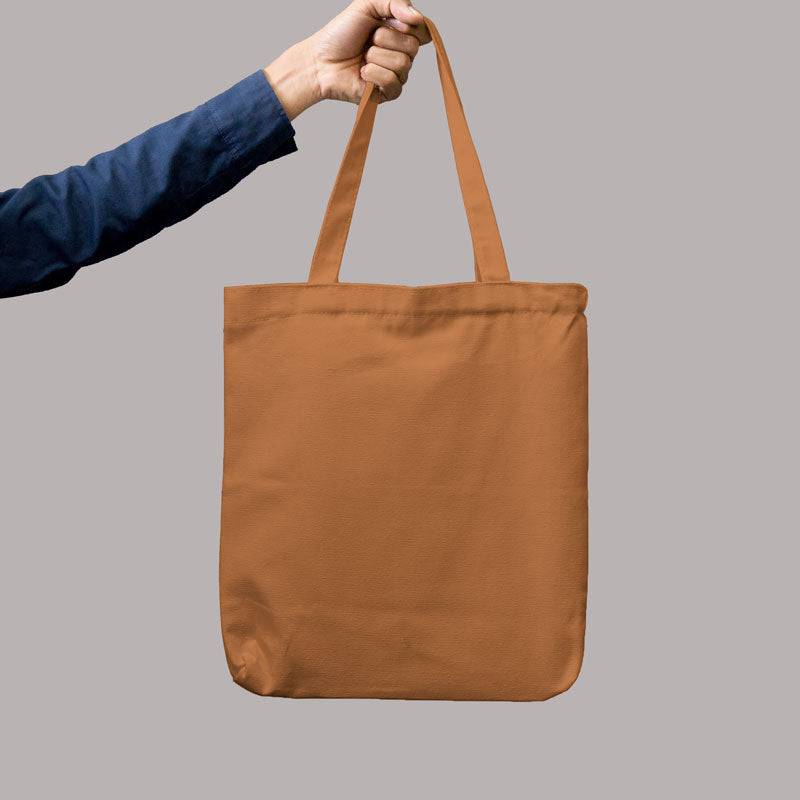 Khaki Tote Bag - Alienneeds.in