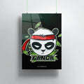 Kung Fu Panda Premium Metal Poster Wall Art - Alienneeds.in