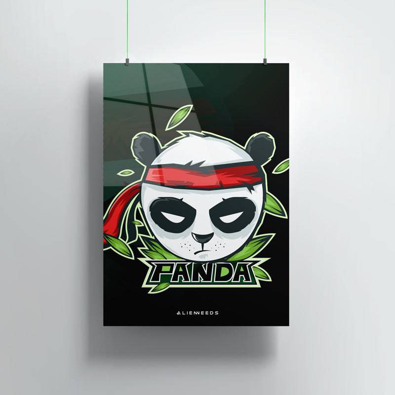 Kung Fu Panda Premium Metal Poster Wall Art - Alienneeds.in