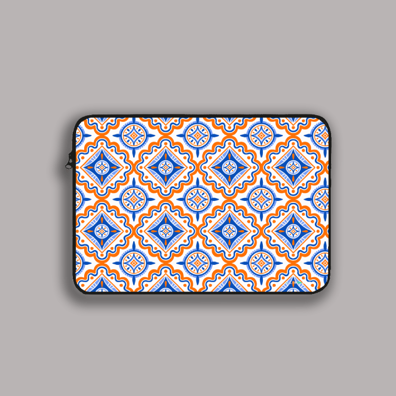 Moroccan Tile Pattern Laptop sleeve - Alienneeds.in