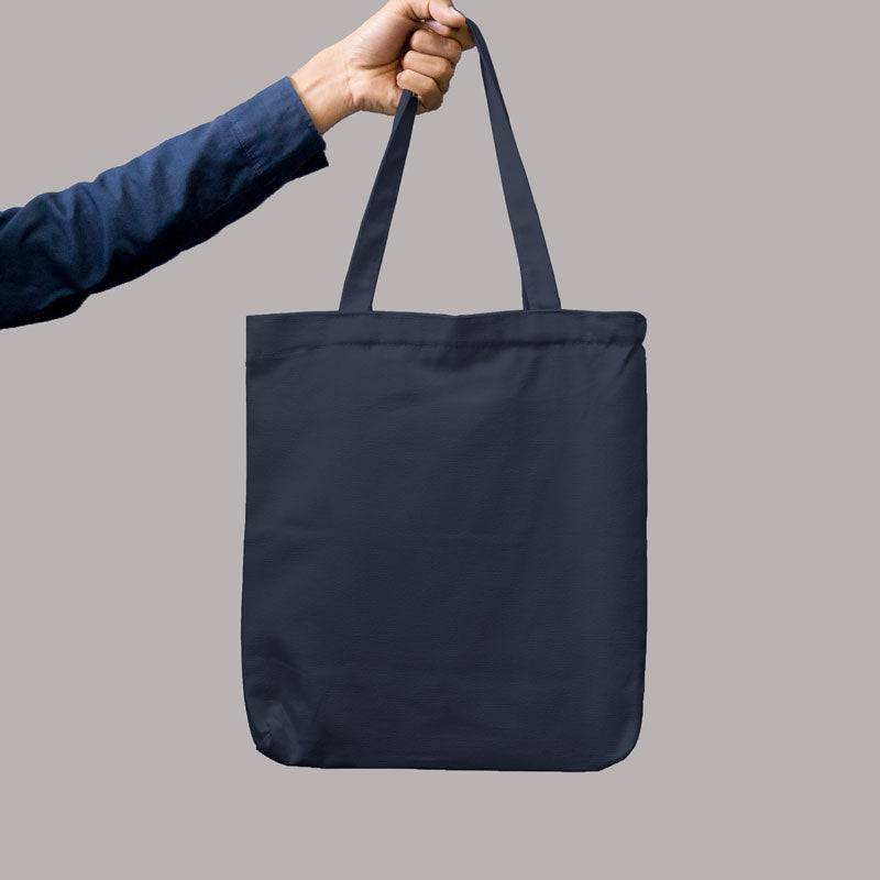 Navy Blue Tote Bag - Alienneeds.in