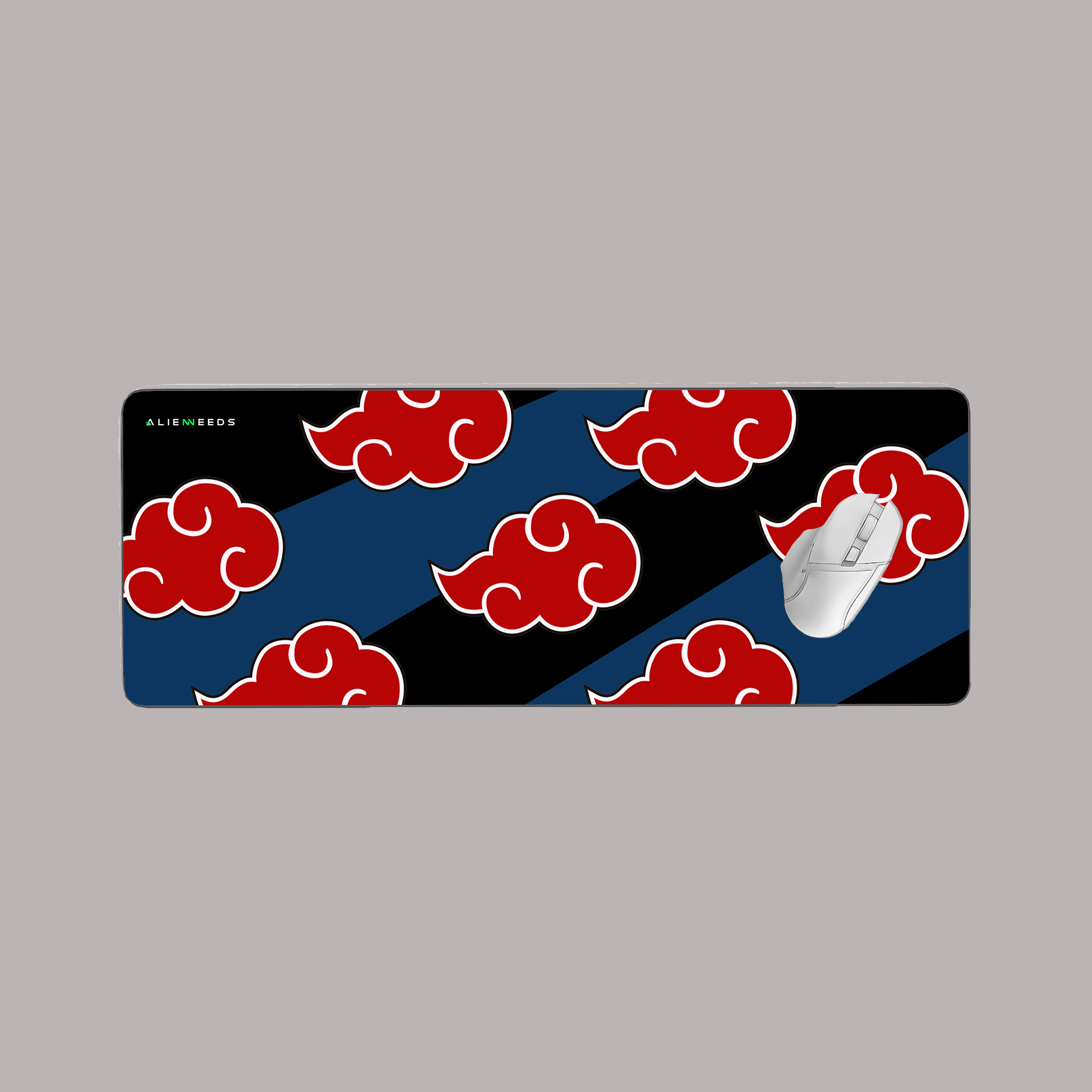 Akatsuki Emblem Naruto Color Desk Mat & Gaming Pad - Alienneeds.in